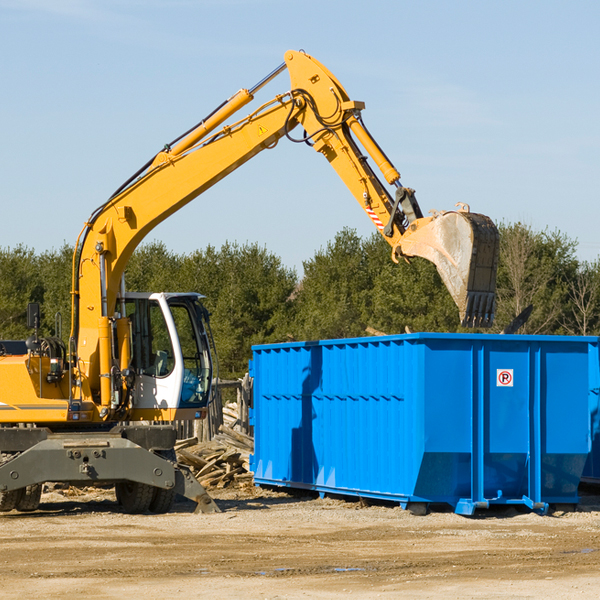 is there a minimum or maximum amount of waste i can put in a residential dumpster in Rhineland